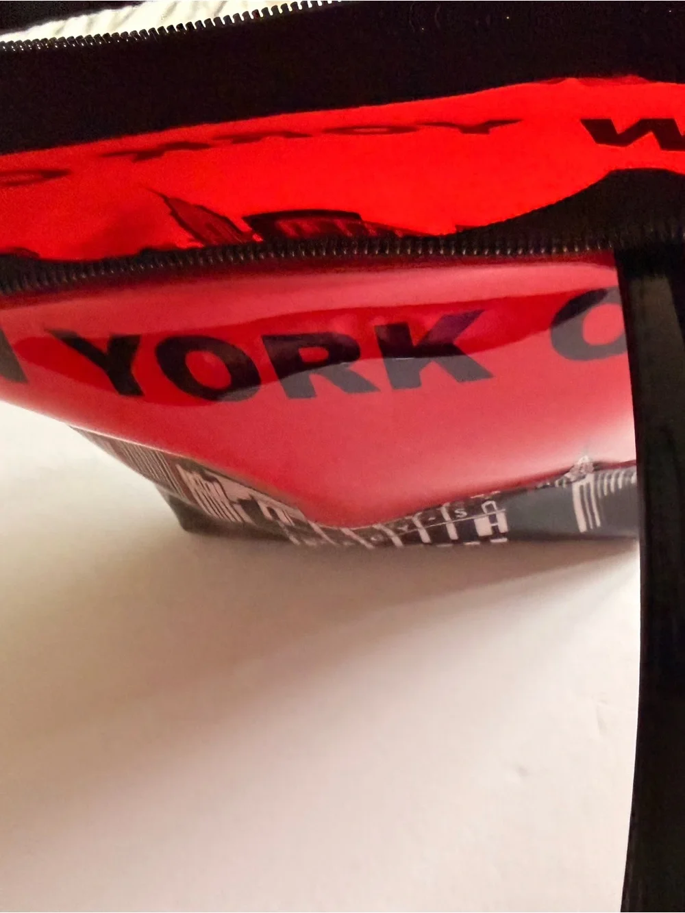 Macy’s New York City Red Tote Bag with Black Handles